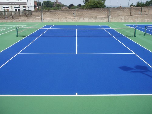 tennis court colouring