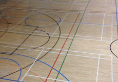sports hall line marking