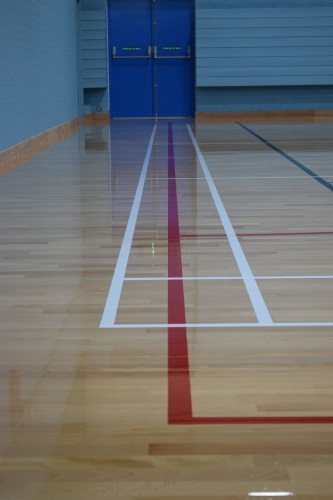 sports hall surfacing